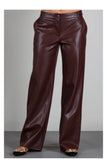 PATRIZIA PEPE       Pantaloni ecopelle  8P0181/E0004-B887 wood brown