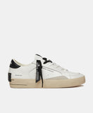 CRIME LONDON SNEAKER UOMO SK8 DELUXE ALL WHITE 17100