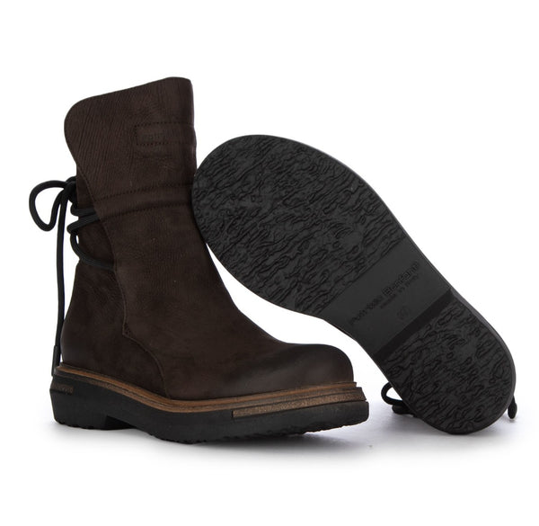 PATRIZIA BONFANTI STIVALETTI OPEN NABUK T.MORO