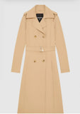 PATRIZIA PEPE Trench con fibbia in nylon bielastico 8O0137_A2AW_B663