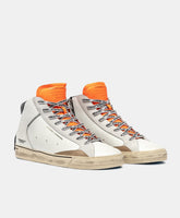 CRIME LONDON SNEAKERS UOMO DISTRESSED 2.0 HIGH ORANGE ORBIT ART 11051