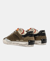 CRIME LONDON SNEAKER UOMO DECONSTRUCTED LAVA ORANGE ART 11030