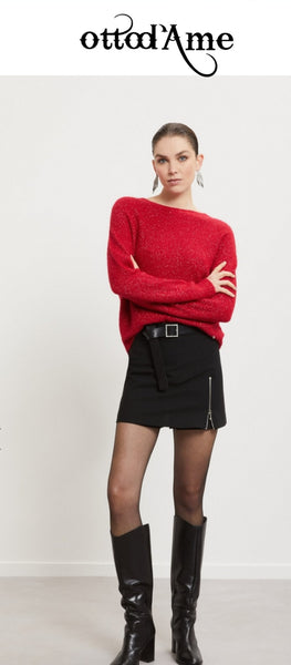 OTTOD'AME Maglia in misto lana
 MAG_DK9270_2355 cherry