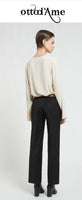 OTTOD'AME  Pantalone alla caviglia PTM_DP9911_1920 nero