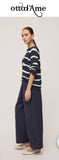 OTTOD'AME Pantaloni balloon in popeline PCH_DP0065_2222 night