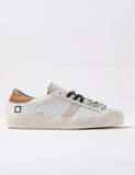 D.A.T.E. SNEAKERS UOMO HILL LOW CALF WHITE CUOIO