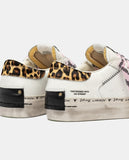 CRIME LONDON DONNA  DISTRESSED PLATFORM CHEETAH POP  ART 25072