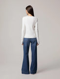 HINNOMINATE Belen-denim flare fit high rise HMABW03084