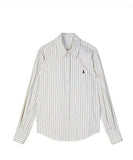 PATRIZIA PEPE        Camicia misto cotone 
8C0339 C0254-FG92 onyx gray stripes