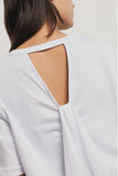 GAELLE PARIS T-shirt paricollo con dettaglio apertura sul retro  GAABW04586