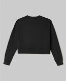 HINNOMINATE Felpa Paricollo Corta In Viscosa • Nero HMABW01991