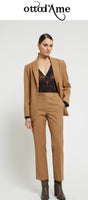 OTTOD'AME  Pantalone alla caviglia PTM_DP9911_1991 sesamo