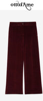 OTTOD'AME Pantalone palazzo
 CHX_DP9898_2356 rouge noir