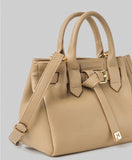 HINNOMINATE Borsa Piccola In Ecopelle Con Placchetta In Metallo • Tortora HMACW00125