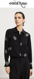 OTTOD'AME Camicia in viscosa LNR_TC5210_1920 nero