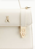 PATRIZIA PEPE BORSA  rigida Modern Utility in pelle 8B0326/L061-W405 wooly White