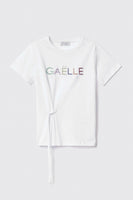 GAELLE PARIS T shirt in jersey con ricamo GAABW04567