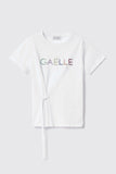 GAELLE PARIS T shirt in jersey con ricamo GAABW04567