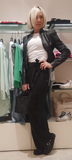 OTTOD'AME Pantaloni palazzo MSV DP0076 1920 nero