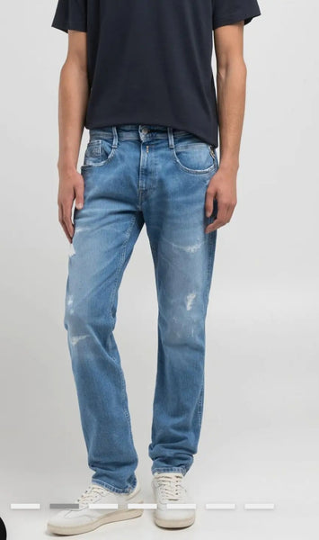 REPLAY JEANS CON STRAPPI 573 84R BIO ANBASS M914Y