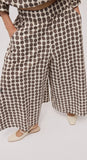 OTTOD'AME Pantaloni culotte ampi LTC_DP0053_2102 latte