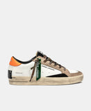 CRIME LONDON SNEAKER UOMO SK8 DELUXE BURNT CAMO ART 11106
