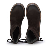 PATRIZIA BONFANTI STIVALETTI OPEN NABUK T.MORO