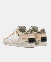 CRIME LONDON DONNA SK8 DELUXE WEDGE CHAMPAGNE DUST 25190