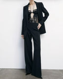 PATRIZIA PEPE  Pantaloni palazzo 8P0731_A6F5_K103 nero