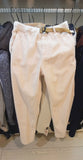 WHITE SAND PANTALONE IN VELLUTO UOMO OFF WHITE MOD GREG