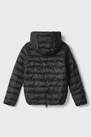 GAELLE PARIS Piumino Manica Lunga Con Cappuccio • Nero GAABW06501