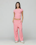 HINNOMINATE Pantalone in modal basico con elastico al fondo • Sorbetto  HMABW01450