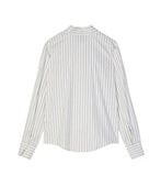 PATRIZIA PEPE        Camicia misto cotone 
8C0339 C0254-FG92 onyx gray stripes