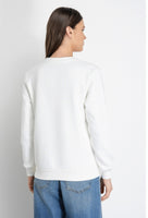 GAELLE PARIS Felpa Paricollo Manica Lunga • Off White - GAABW07766