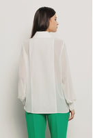 GAELLE PARIS Camicia con tasche in georgette e popeline GAABW05225