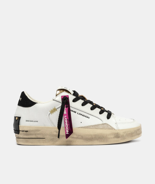 CRIME LONDON DONNA  SK8 DELUXE WEDGE SATIN SPELL  ART 25192