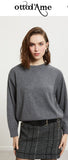 OTTOD'AME Maglia in misto lana FLI_DK9227_2234 grey