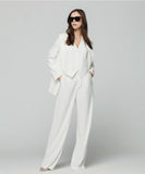 HINNOMINATE Pantalone over con elastico sul retro HMABW01761  Bianco