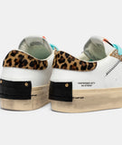 CRIME LONDON DONNA DISTRESSED PLATFORM TROPICAL GOLD 29053
