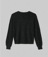 HINNOMINATE Maglia Paricollo In Maglia Con Paillettes • Nero HMABW02311
