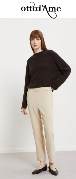 OTTOD'AME Pantalone alla caviglia
 LIM_DP9613-1_1941 ecru