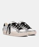 CRIME LONDON DONNA SK8 DELUXE METALLIC SILVER 25117