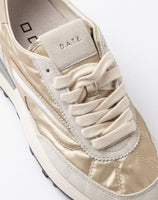 D.A.T.E. SNEAKERS DONNA ATHLETA LAMINATED PLATINUM