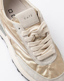 D.A.T.E. SNEAKERS DONNA ATHLETA LAMINATED PLATINUM