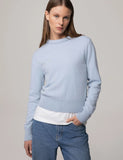 HINNOMINATE          Maglia paricollo con ricamo HMABW03030