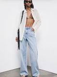 PATRIZIA PEPE Jeans relaxed-fit a vita bassa 2P1772_D070_CB21