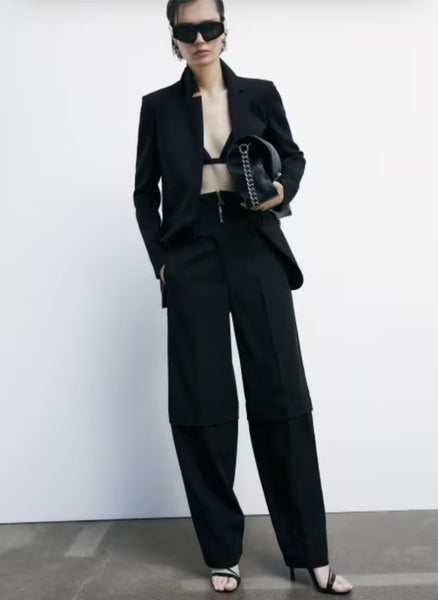 PATRIZIA PEPE Pantaloni baggy con corsetto 2P1706_A498_K103