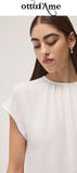 OTTOD'AME Blusa increspata misto seta BNT_DT9248_1948