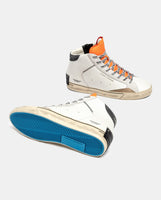 CRIME LONDON SNEAKERS UOMO DISTRESSED 2.0 HIGH ORANGE ORBIT ART 11051