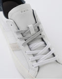 D.A.T.E. SNEAKERS UOMO HILL LOW CALF WHITE-BLUE